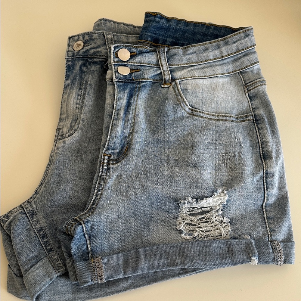 Bundle of 2 Denim Blue Women's Shorts